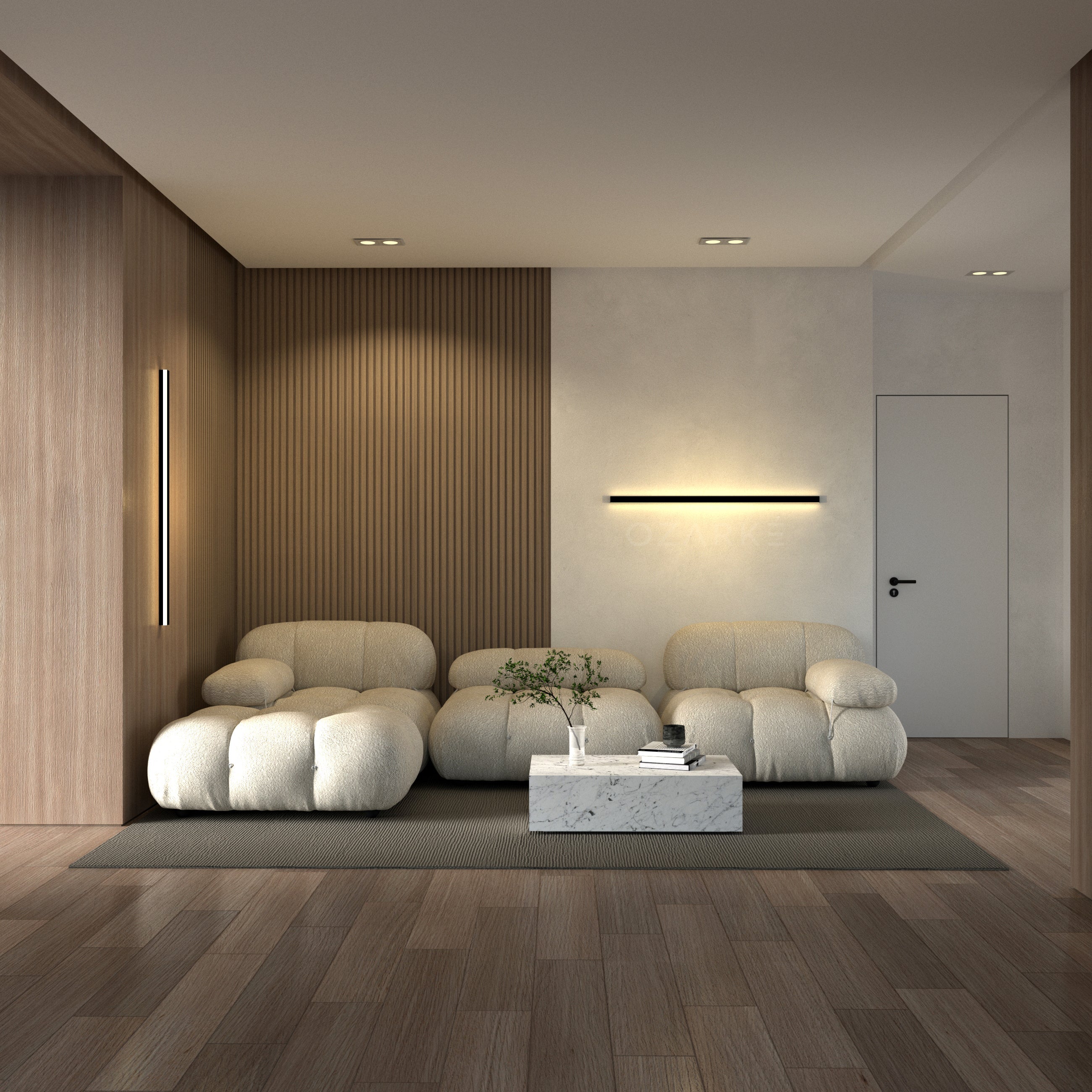 Minimalistische Lineaire Wandlamp Met Geïntegreerde LED Verlichting En Modern Design | Restfield