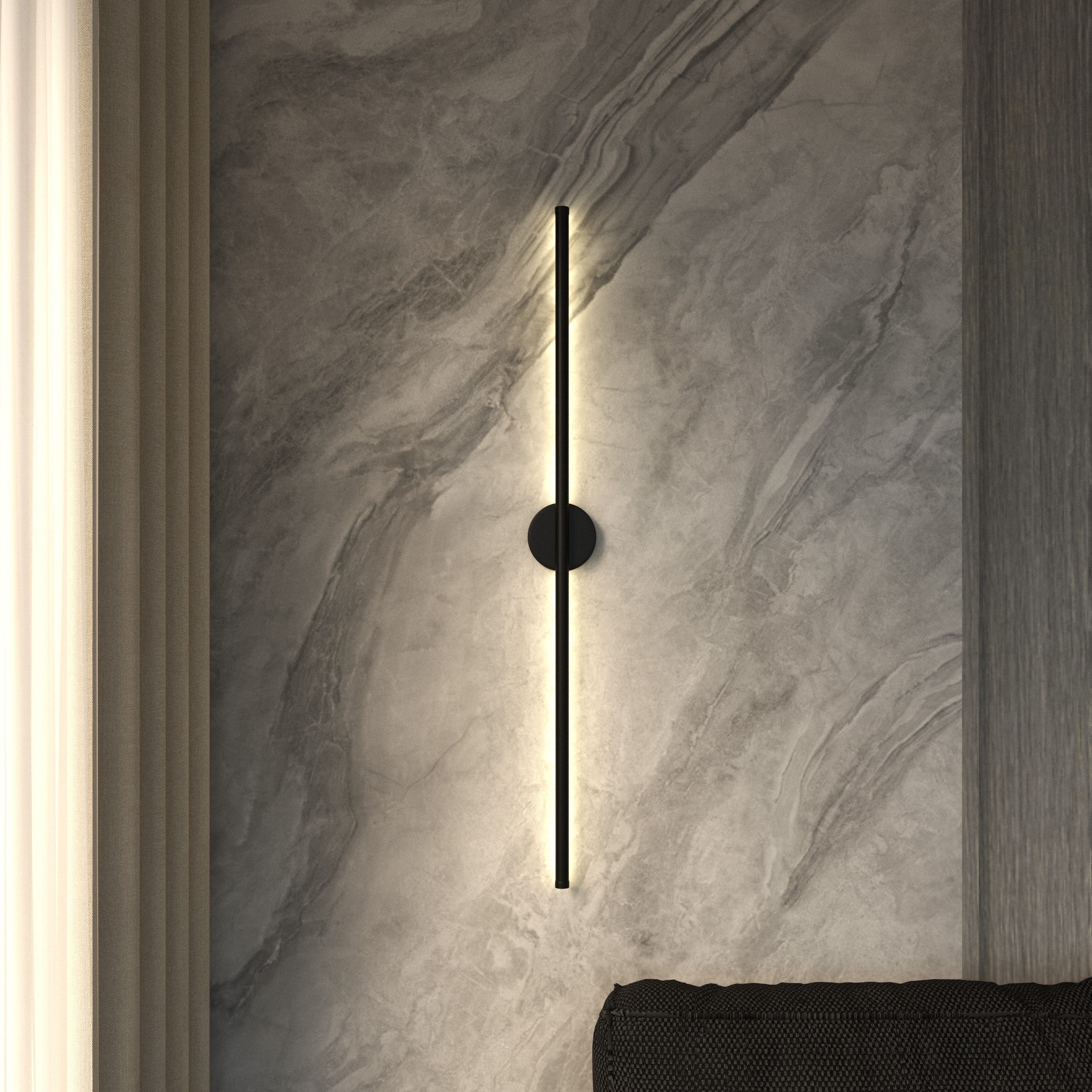 Moderne Minimalistische Ronde Wandlamp Met Geïntegreerde LED Verlichting | Restfield